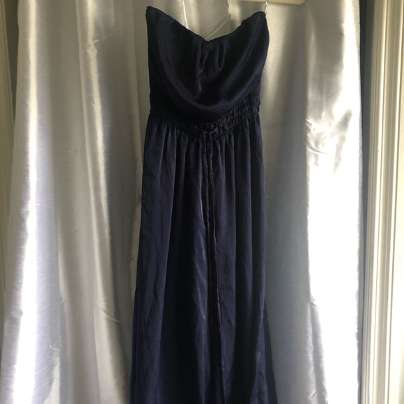 Fashion Nova Satin strapless wide leg jumpsuit - Picture 2 of 2